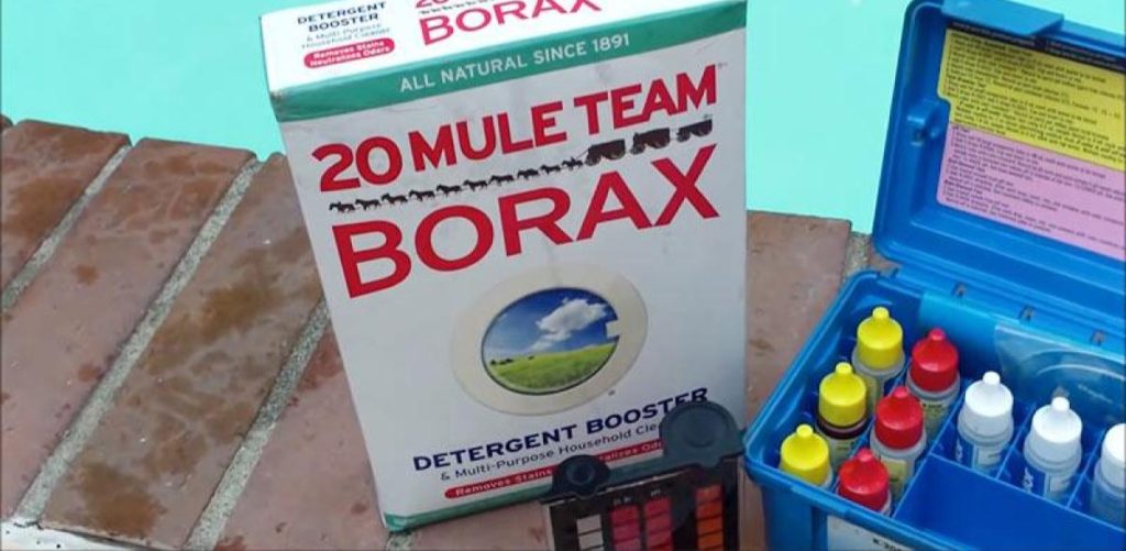 using borax in the pool to raise pH