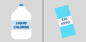 cal hypo vs liquid chlorine