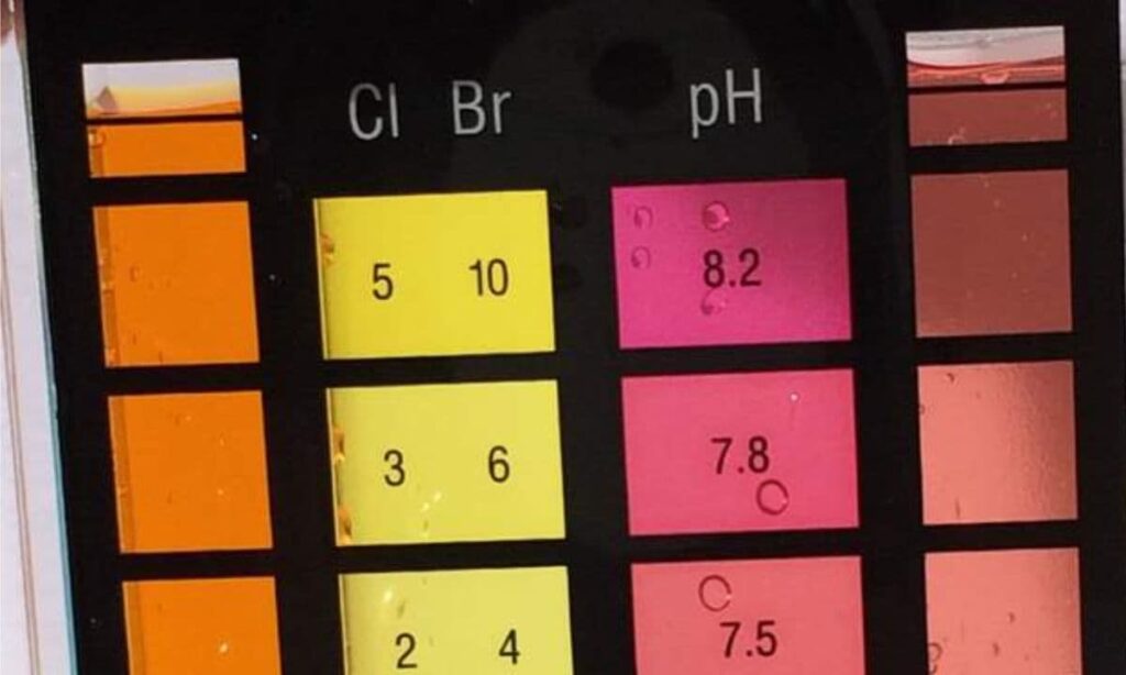 Pool Chlorine Test Dark Orange At Sofia Goldman Blog
