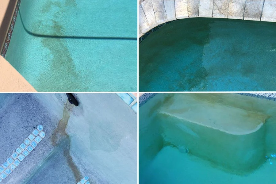 Examples of iron stains from CuLator