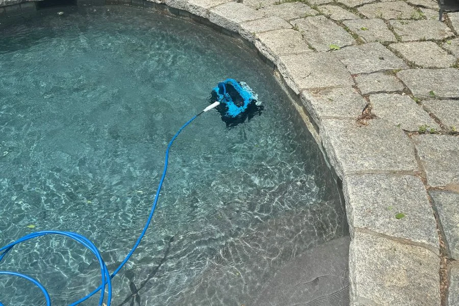 The Dolphin Nautilus CC Plus climbing pool wall