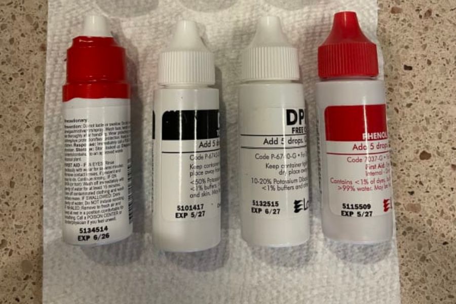 lamotte expiration dates on their reagent bottles